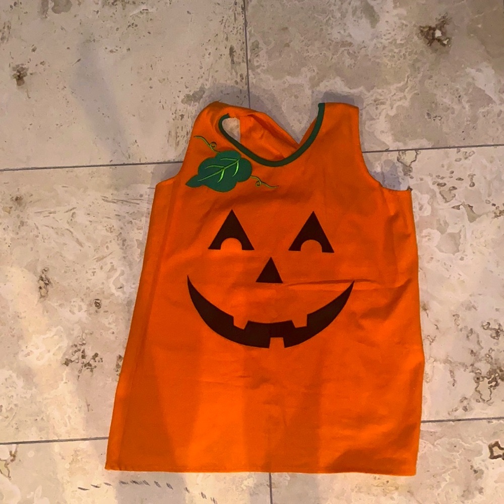 Halloween smock, Pumpkin Top, jack-o’-lantern top,
